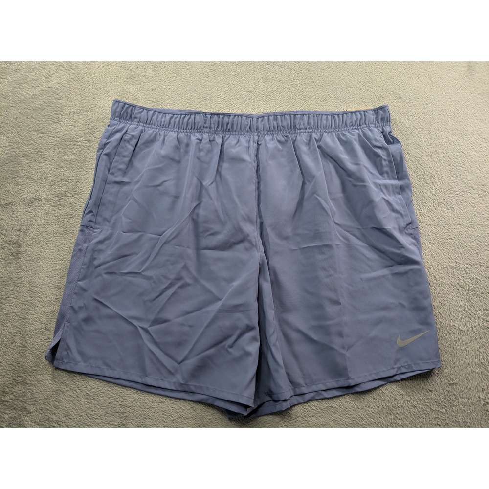 Nike Challenger Dri-FIT 7 Inch Running Shorts Mens XXL Blue Grey DV9359-499 NWT